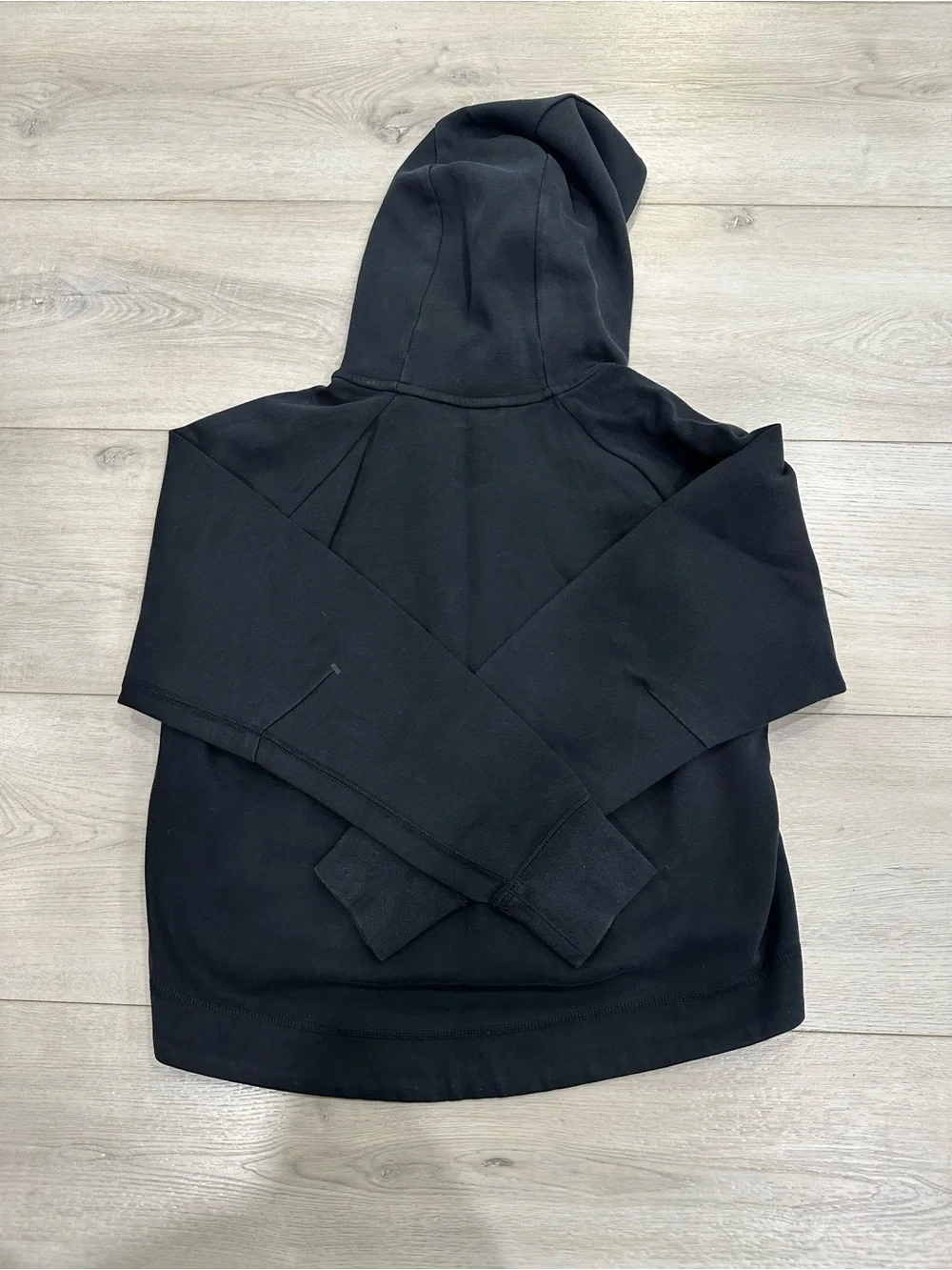 Nike Black Reflective Chevron Full Zip Hooded Jacket Size Small